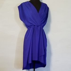 Blue Rain Royal Blue Wrap Dress